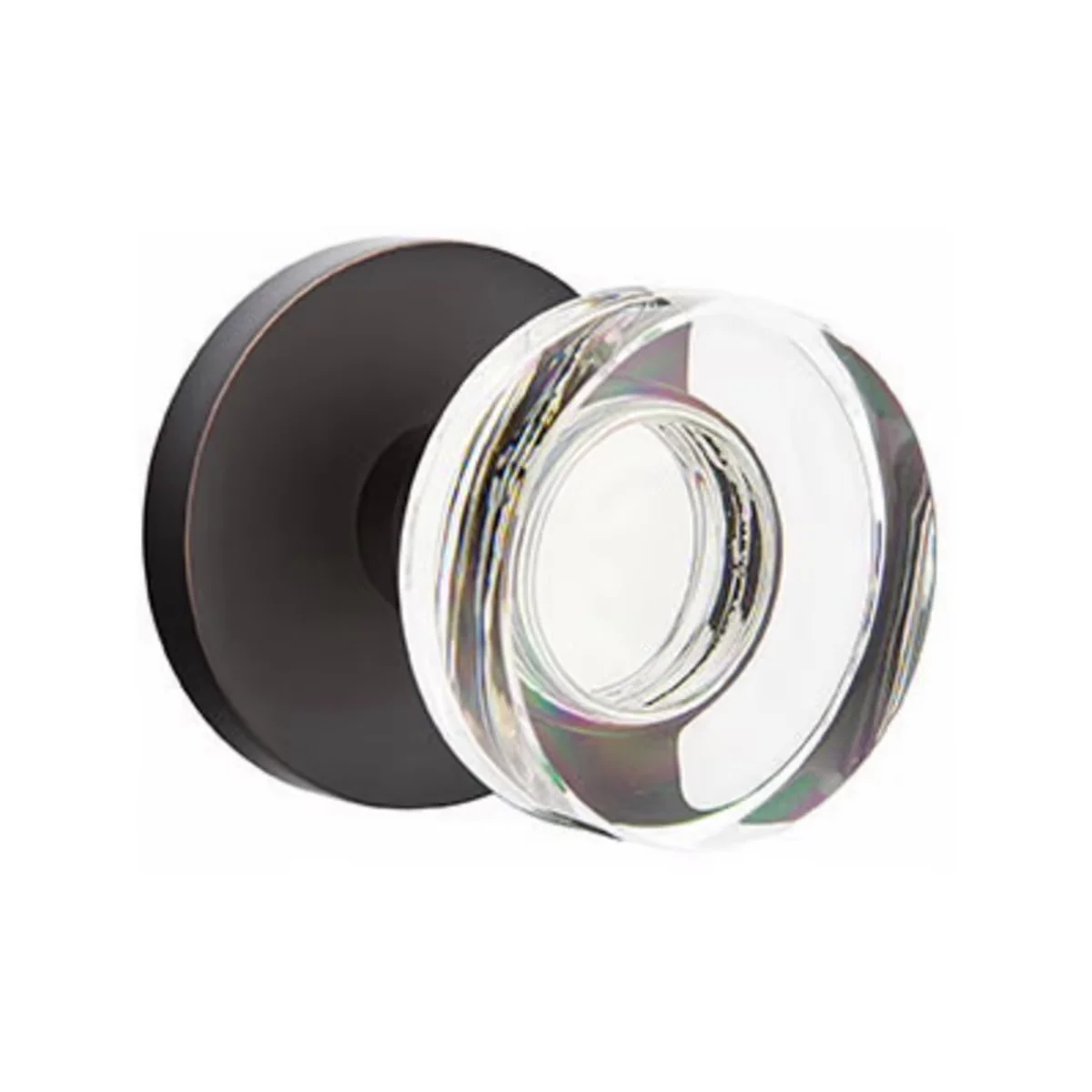 MODERN DISC GLASS (MDC) DUMMY (PAIR) KNOB - Omega Custom Fabrication LLC