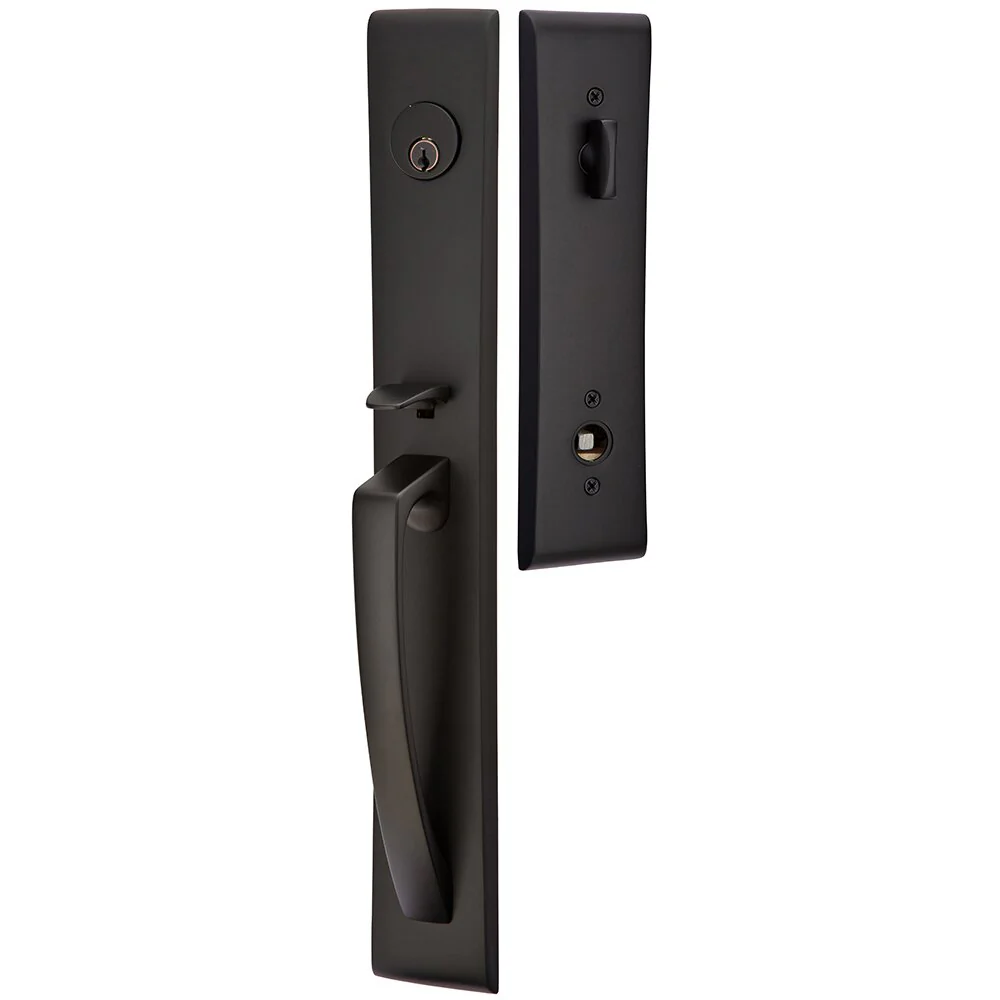 ORION FLAT BLACK (US19) HANDLESET SINGLE-CYLINDER [4816] W/ 2-3/8