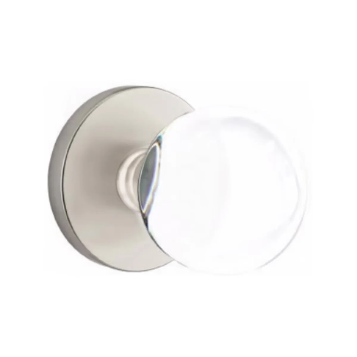 BRISTOL GLASS (BL) PASSAGE (HALL/CLOSET) KNOB WITH 2-3/8