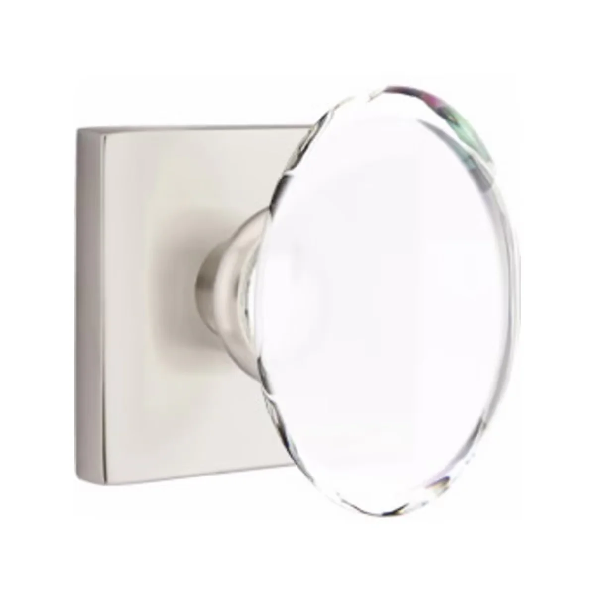 HAMPTON GLASS (HT) PASSAGE (HALL/CLOSET) KNOB WITH 2-3/8