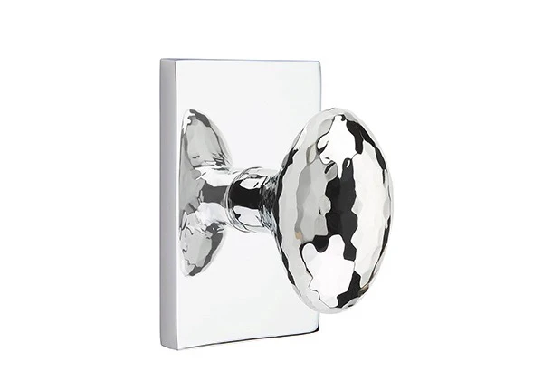 HAMMERED EGG (HE) PRIVACY (BED/BATH) KNOB WITH 2-3/8