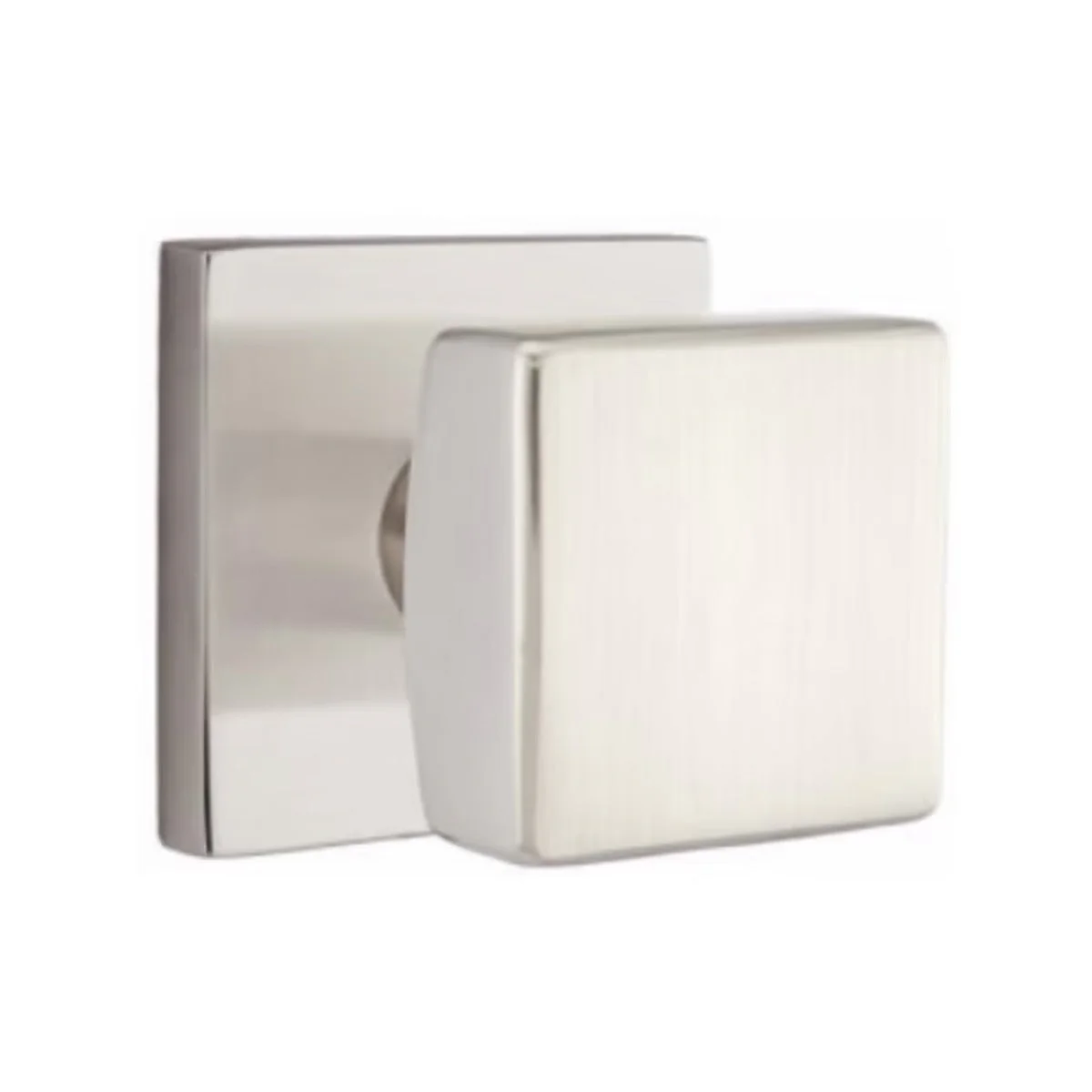 SQUARE (SQU) PRIVACY (BED/BATH) KNOB WITH 2-3/8