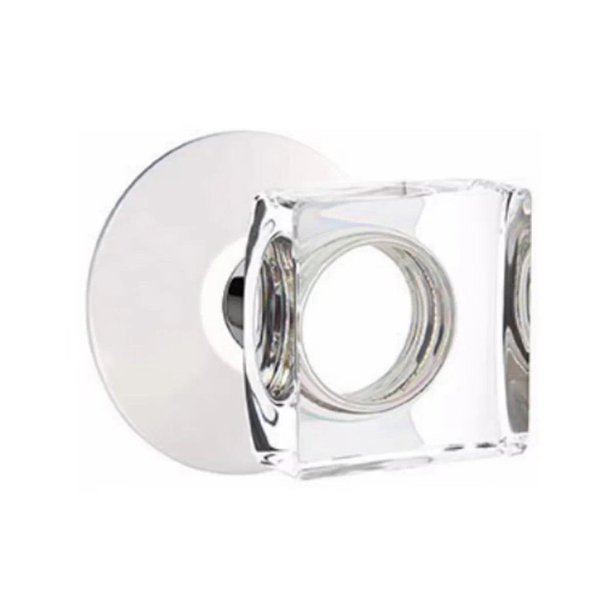 MODERN SQUARE GLASS (MSC) DUMMY (PAIR) KNOB - Omega Custom Fabrication LLC
