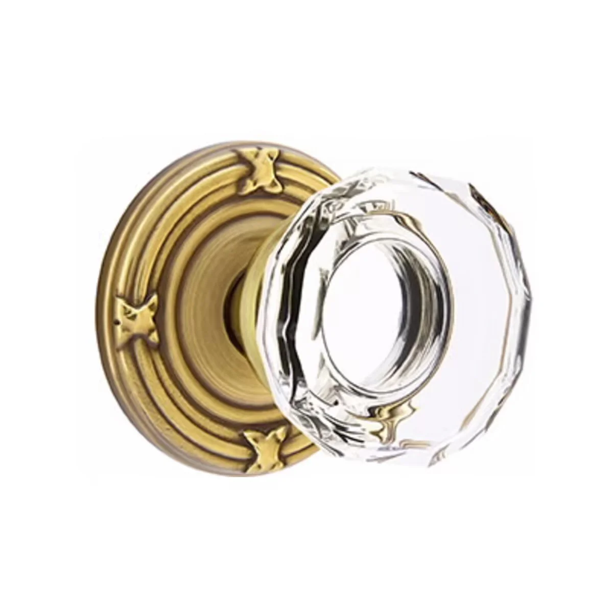 LOWELL GLASS (LW) DUMMY (PAIR) KNOB - Omega Custom Fabrication LLC