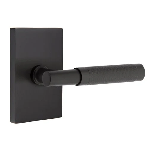T-BAR KNURLED (TA.KN) PRIVACY (BED/BATH) LEVER WITH 2-3/8