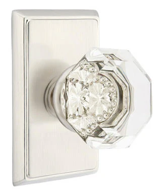 OLD TOWN GLASS (OT) PRIVACY (BED/BATH) KNOB WITH 2-3/8