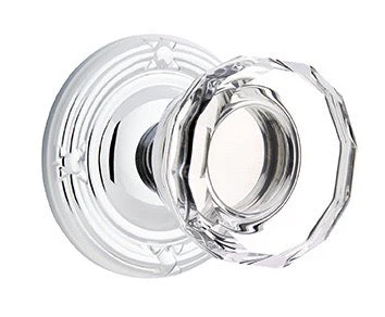 LOWELL GLASS (LW) PRIVACY (BED/BATH) KNOB WITH 2-3/8