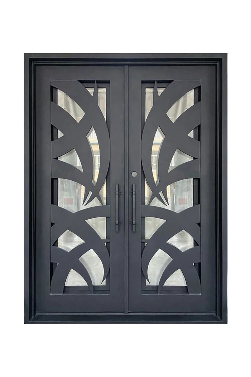 Blades of Grass Iron Door - Omega Custom Fabrication LLC