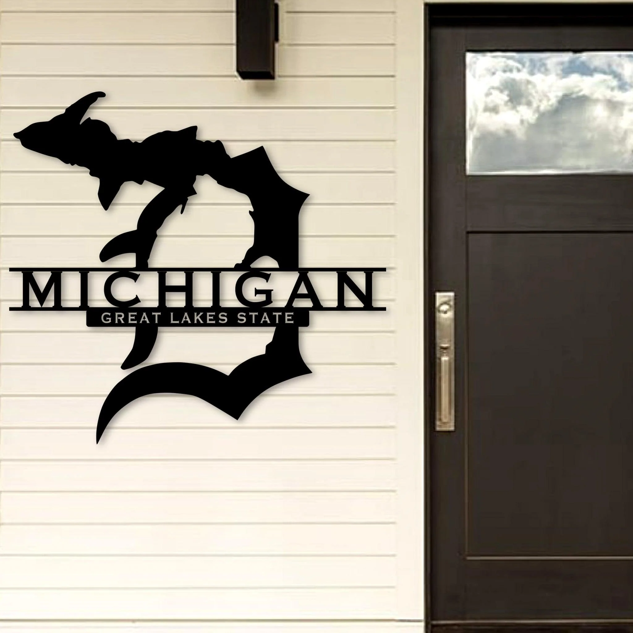 Michigan English D Wall Art - Omega Custom Fabrication LLC