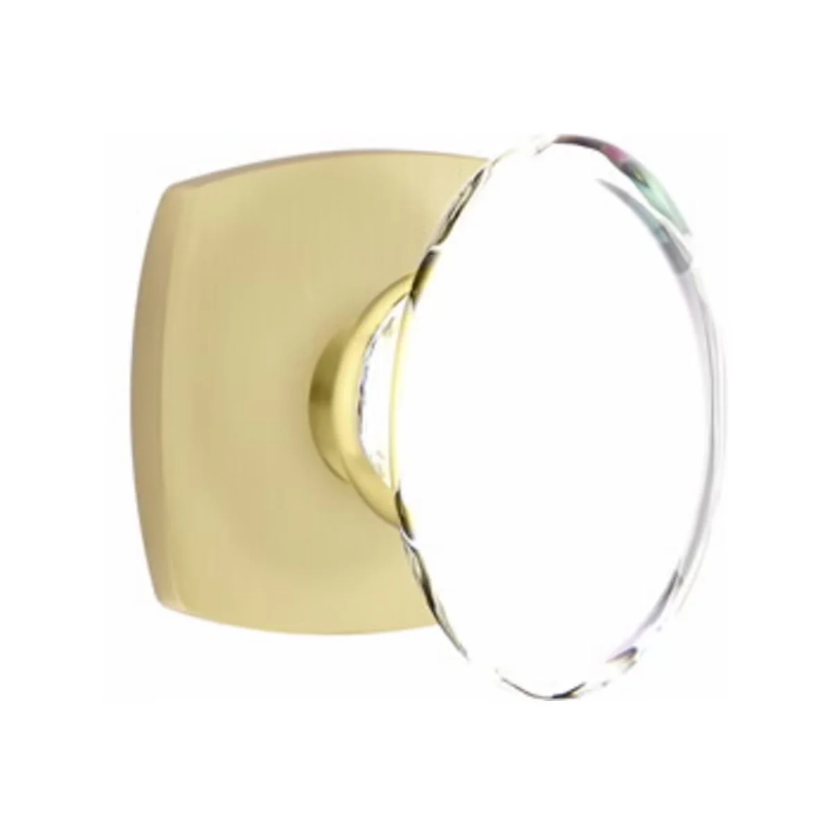 HAMPTON GLASS (HT) PRIVACY (BED/BATH) KNOB WITH 2-3/8