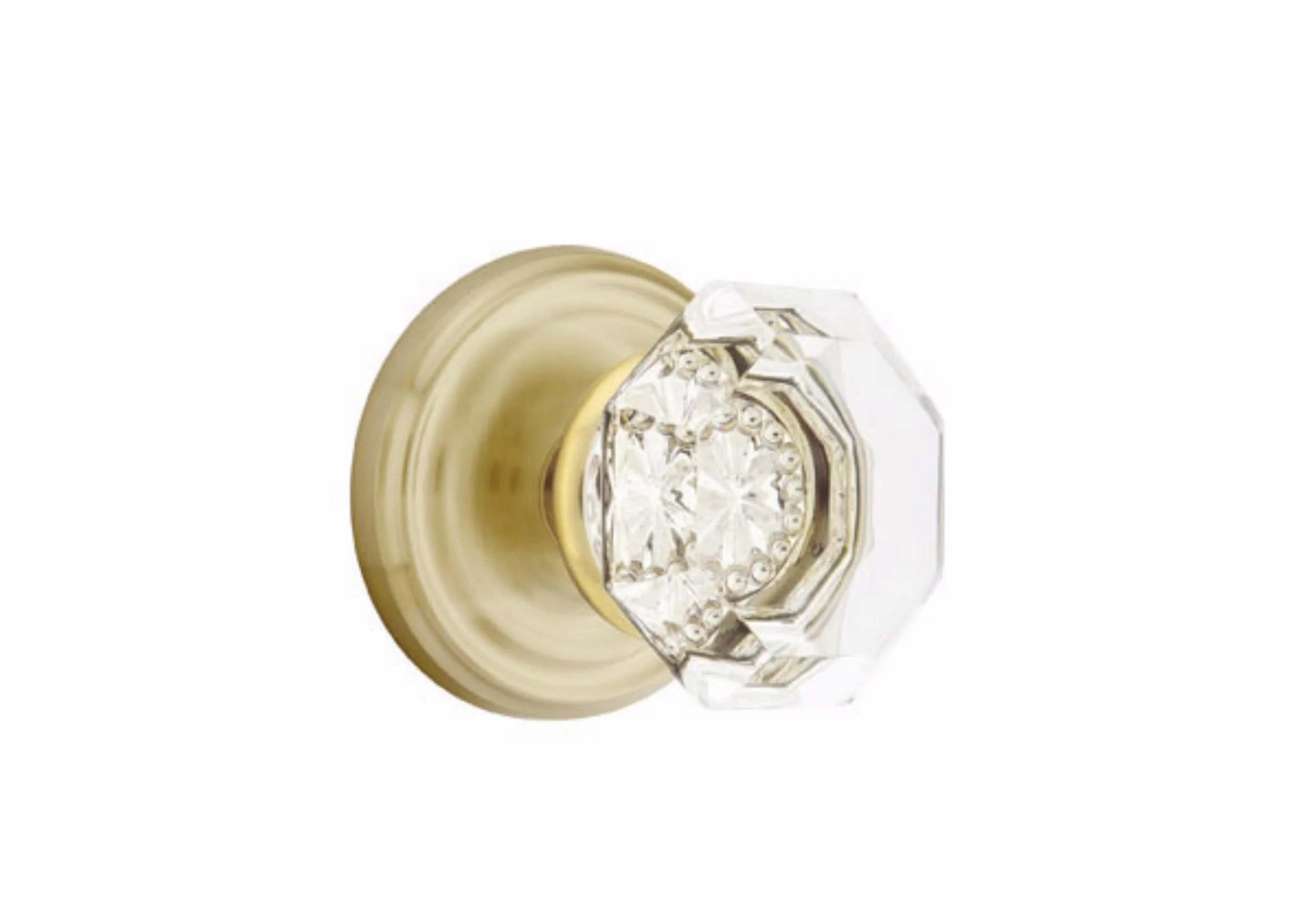 OLD TOWN GLASS (OT) PASSAGE (HALL/CLOSET) KNOB WITH 2-3/8