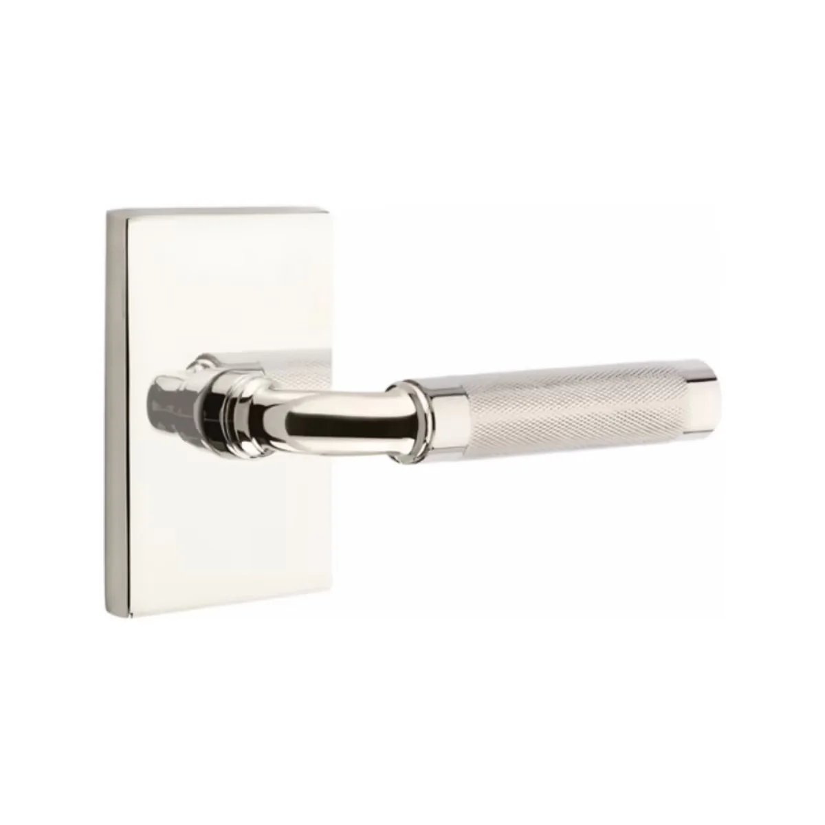 R-BAR KNURLED (RA.KN) PASSAGE (HALL/CLOSET) LEVER WITH 2-3/8