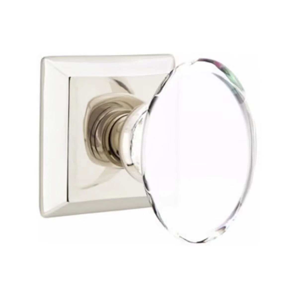 HAMPTON GLASS (HT) PRIVACY (BED/BATH) KNOB WITH 2-3/8