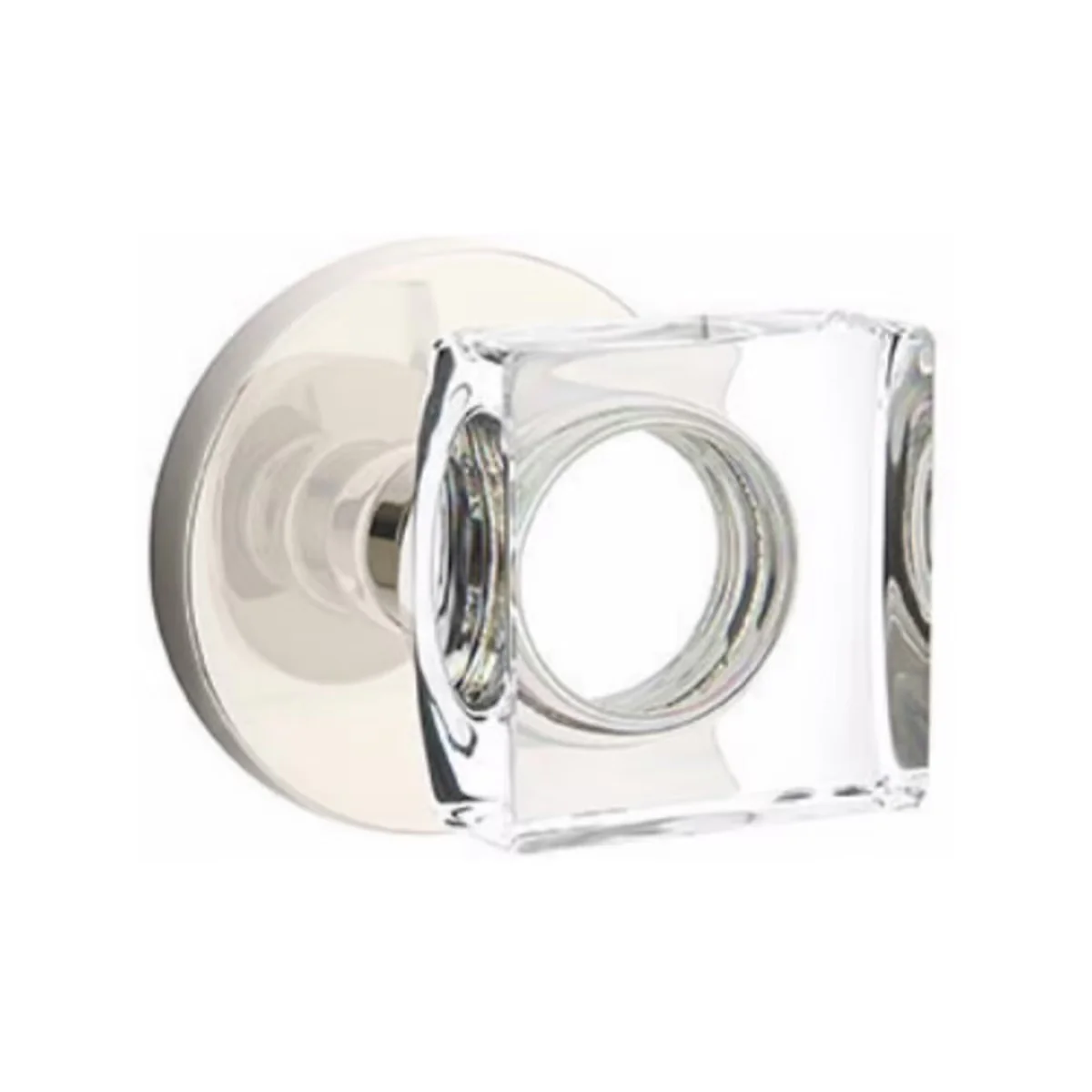MODERN SQUARE GLASS (MSC) DUMMY (PAIR) KNOB - Omega Custom Fabrication LLC