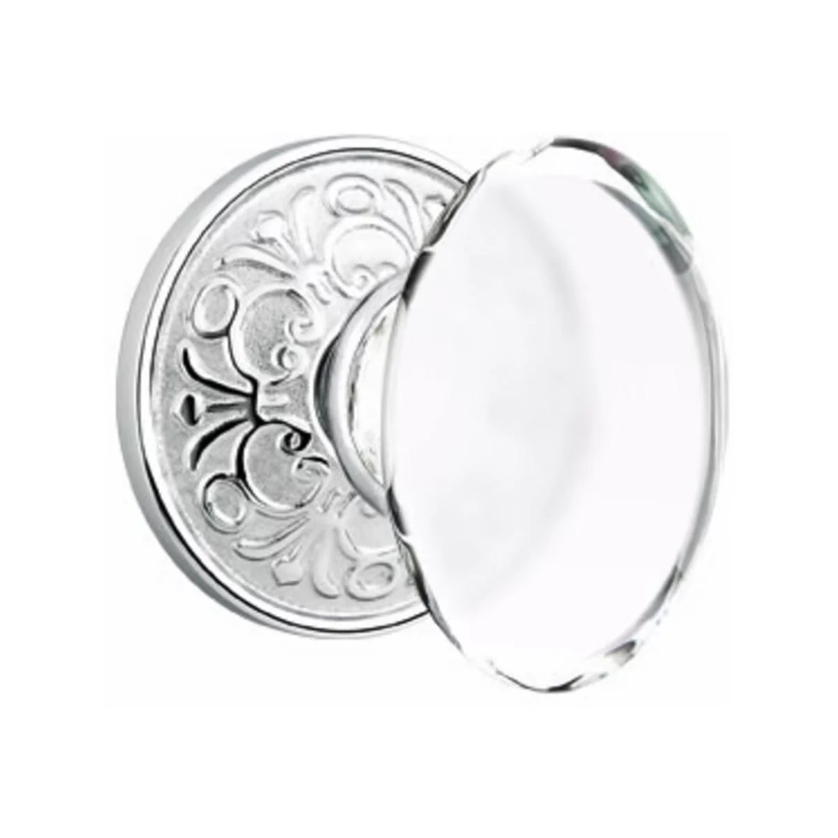 HAMPTON GLASS (HT) PRIVACY (BED/BATH) KNOB WITH 2-3/8