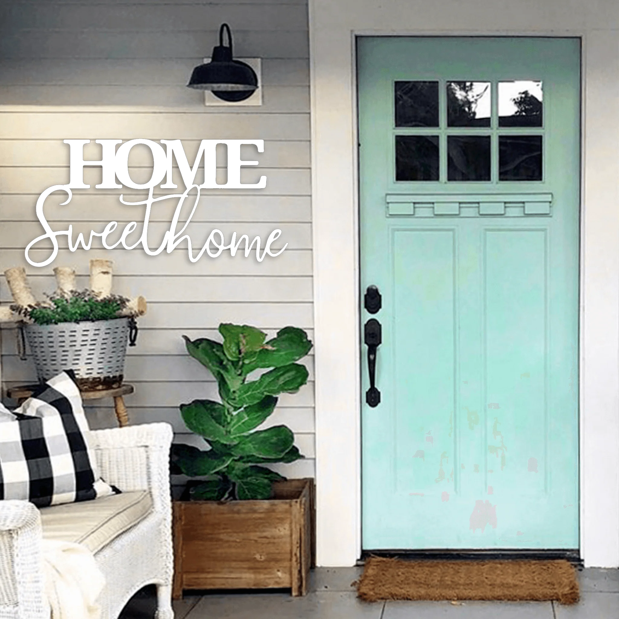 Home Sweet Home Sign - Omega Custom Fabrication LLC