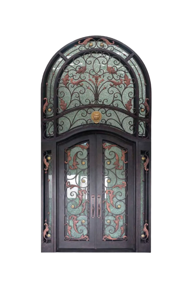 Gilded Autumn Grand Entryway (Doors Only) - Omega Custom Fabrication LLC