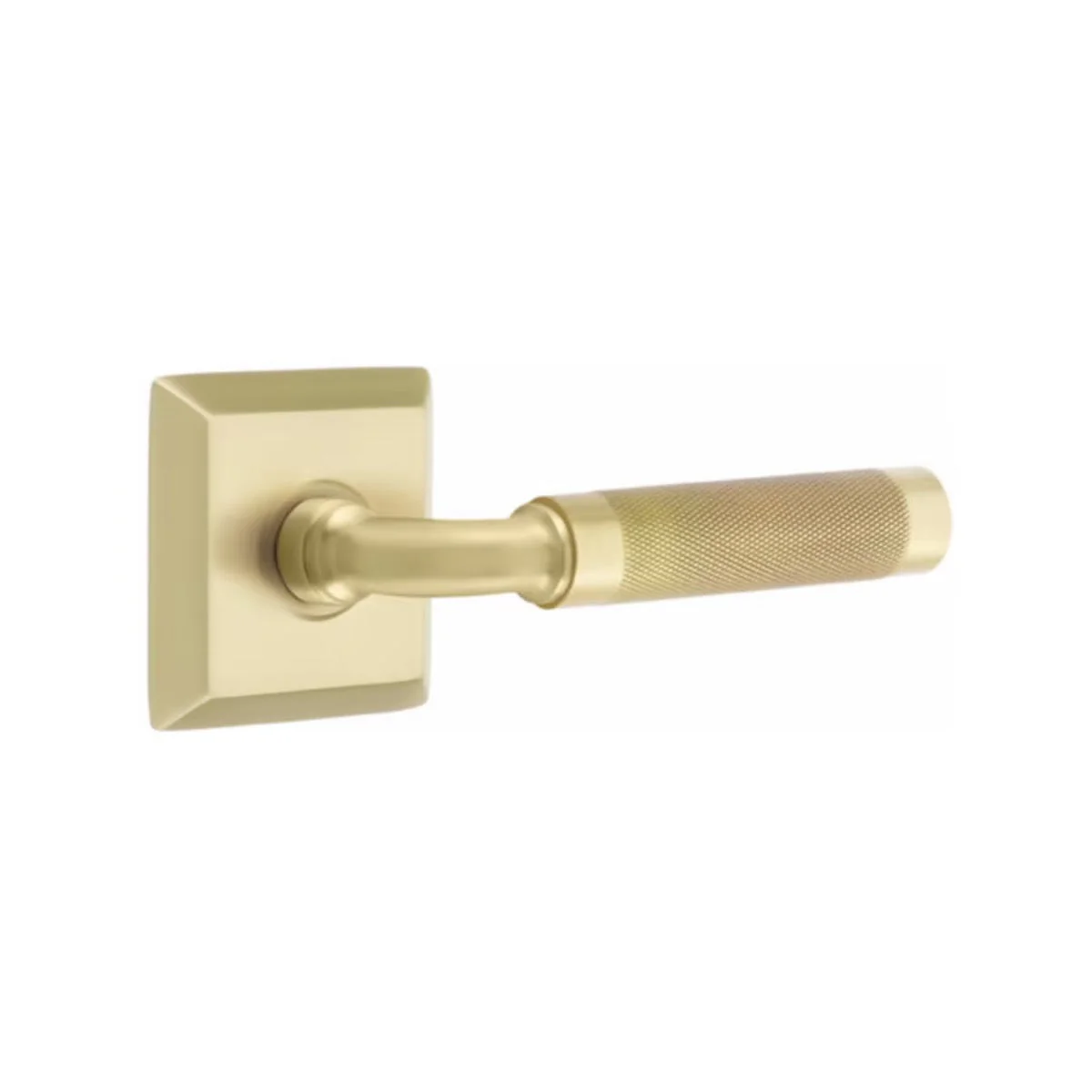 R-BAR KNURLED (RA.KN) PRIVACY (BED/BATH) LEVER WITH 2-3/8