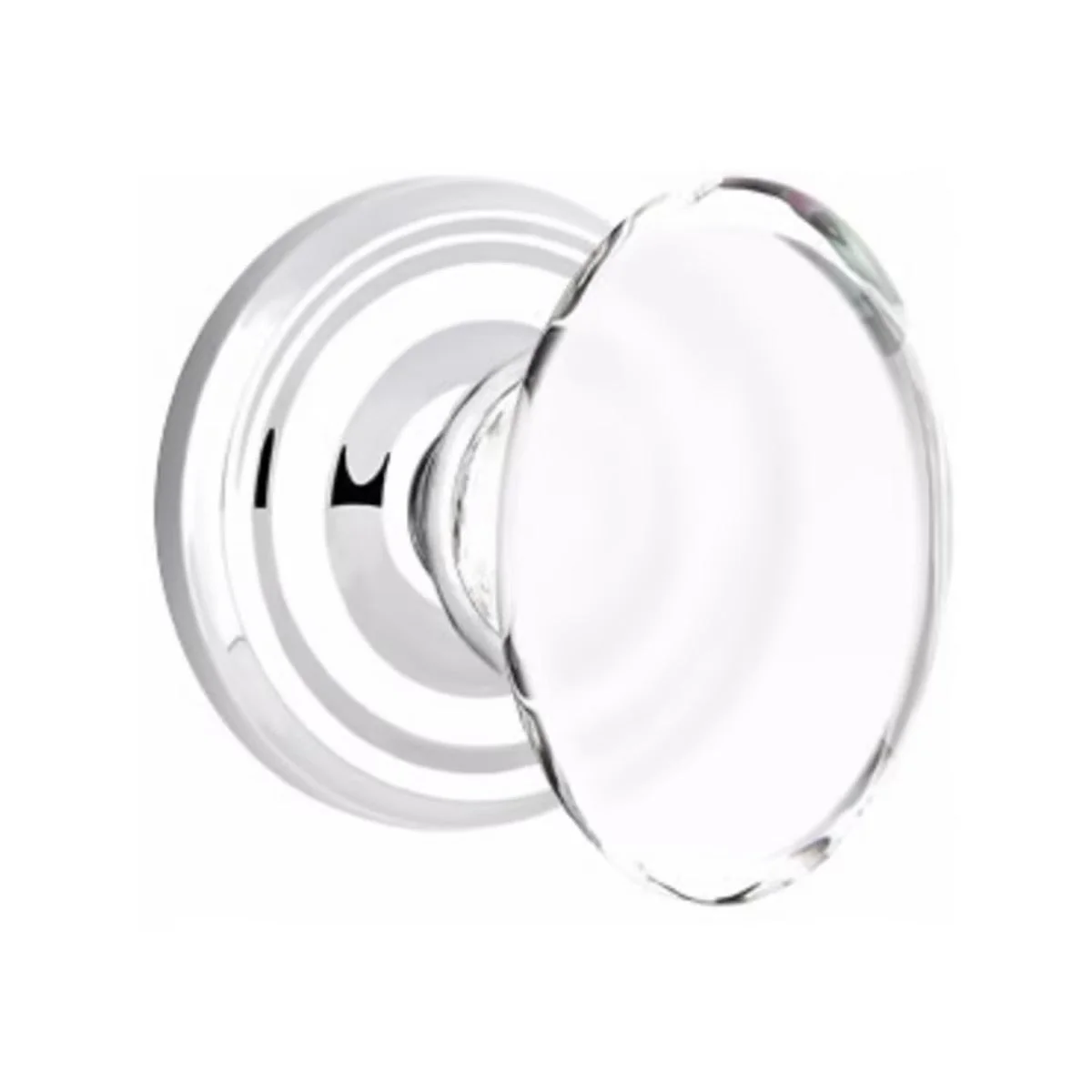 HAMPTON GLASS (HT) PRIVACY (BED/BATH) KNOB WITH 2-3/8