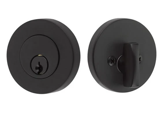 MODERN DISC DEADBOLT WITH 2-3/8