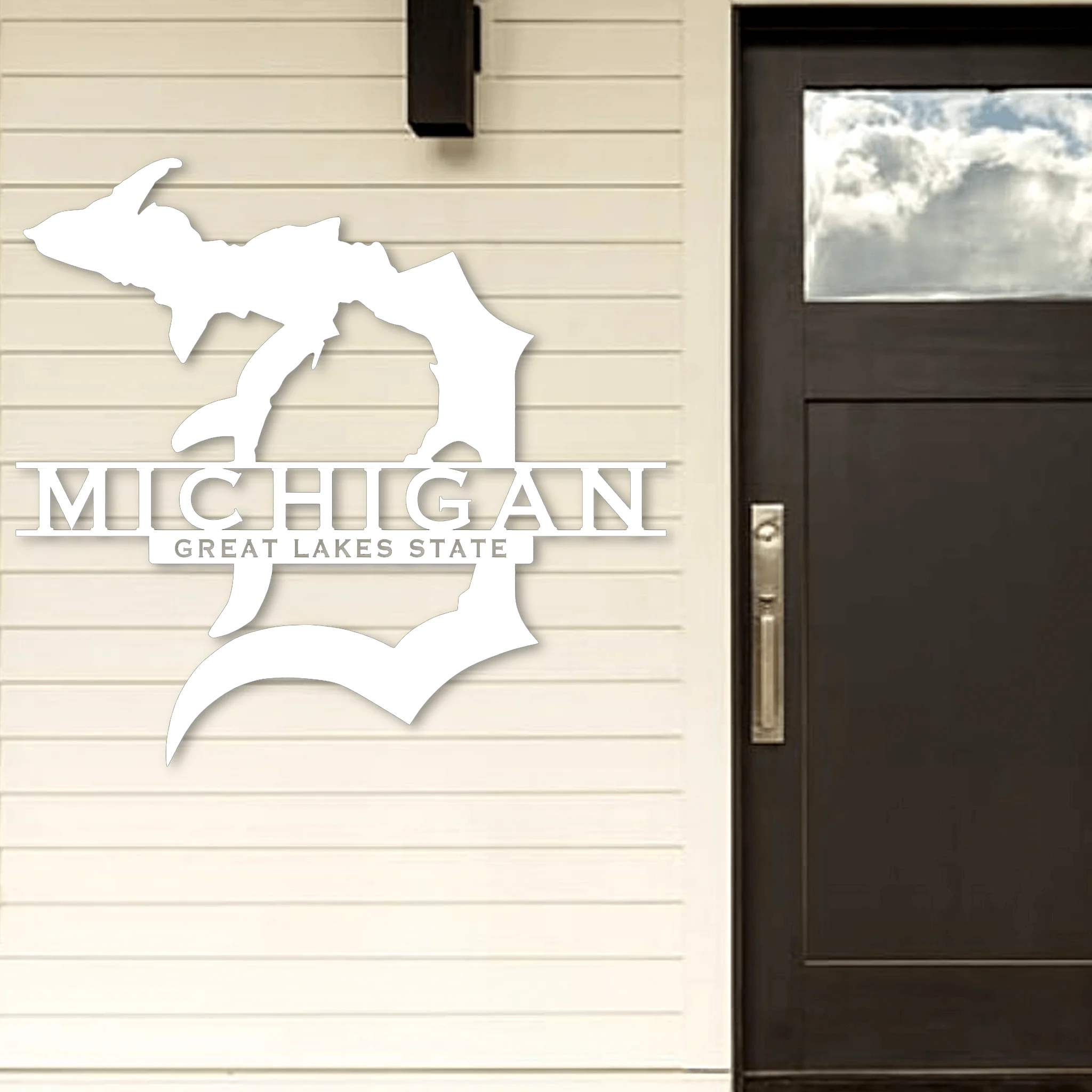 Michigan English D Wall Art - Omega Custom Fabrication LLC