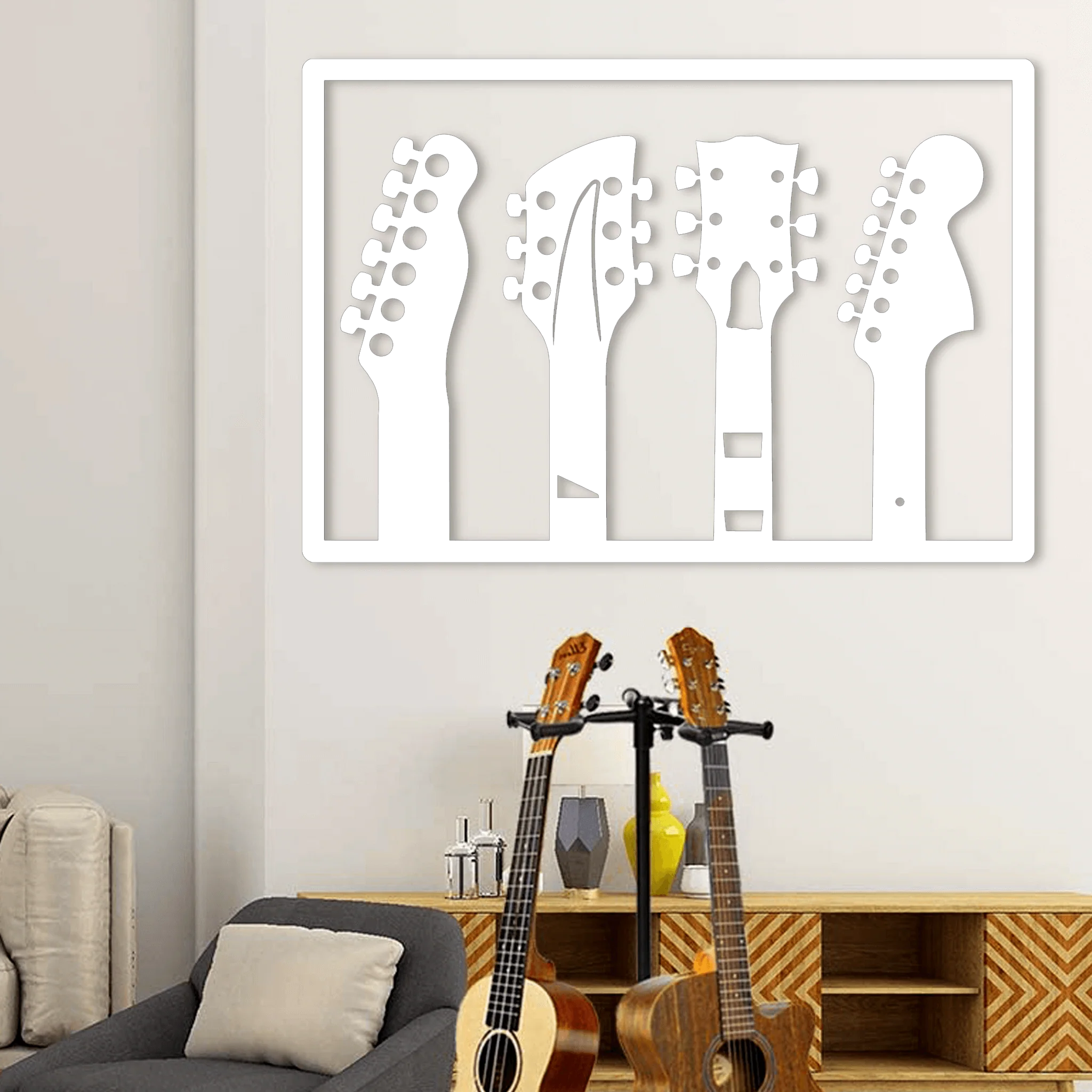 Guitar Wall Art - Omega Custom Fabrication LLC
