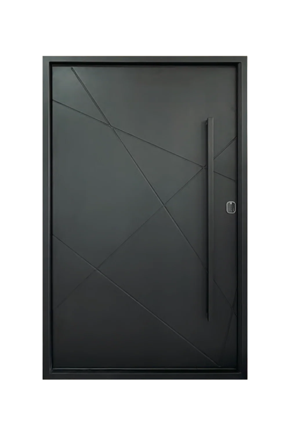 Meridian Iron Pivot Door - Omega Custom Fabrication LLC
