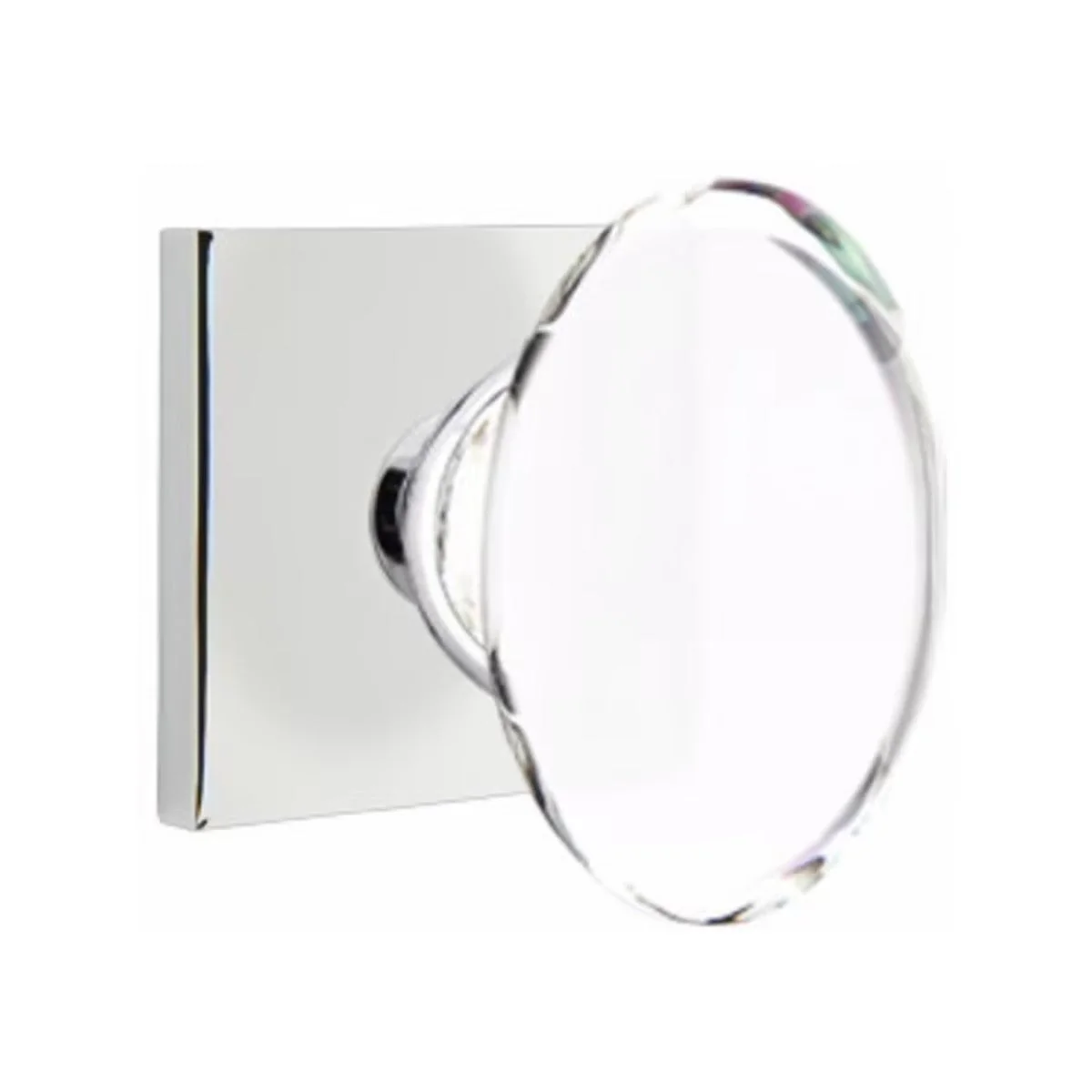 HAMPTON GLASS (HT) PRIVACY (BED/BATH) KNOB WITH 2-3/8