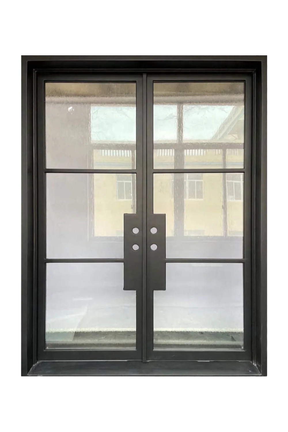 Soho Grid Iron Door - Omega Custom Fabrication LLC