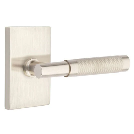 T-BAR KNURLED (TA.KN) PRIVACY (BED/BATH) LEVER WITH 2-3/8