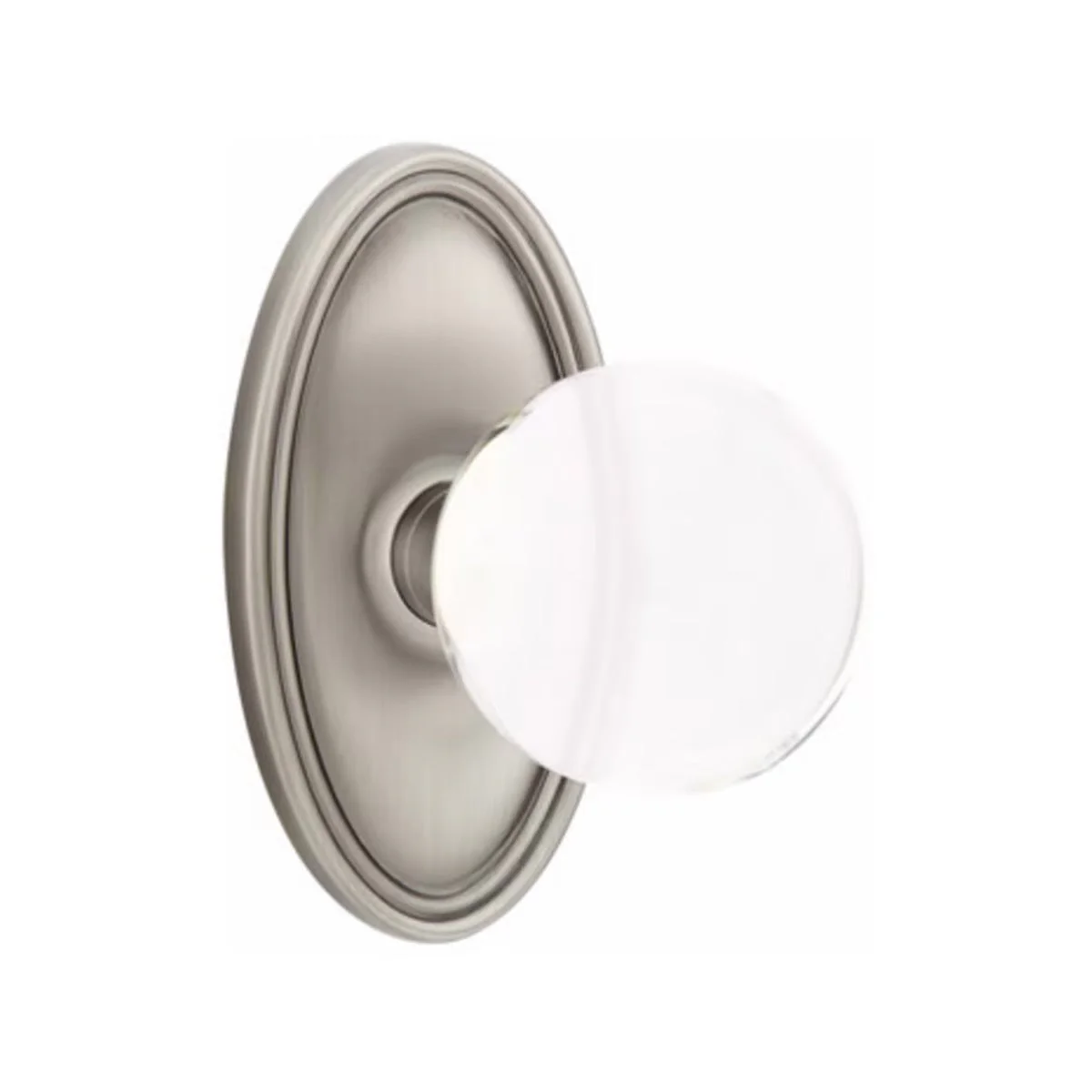 BRISTOL GLASS (BL) PRIVACY (BED/ BATH) KNOB WITH 2-3/8