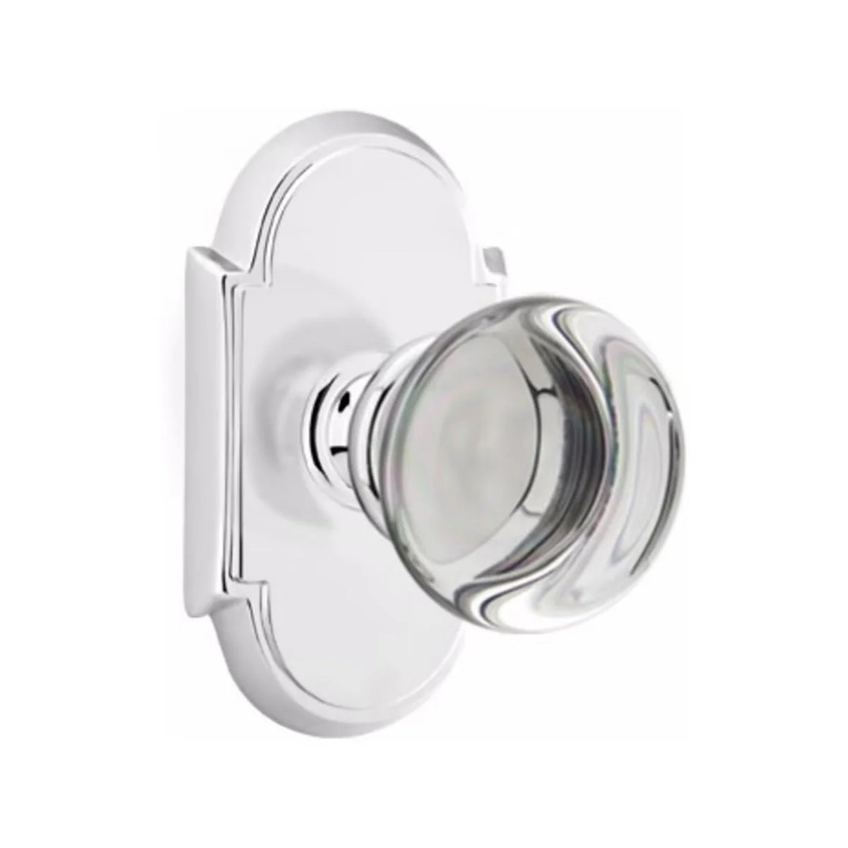 PROVIDENCE GLASS (PC) PRIVACY (BED/BATH) KNOB WITH 2-3/8