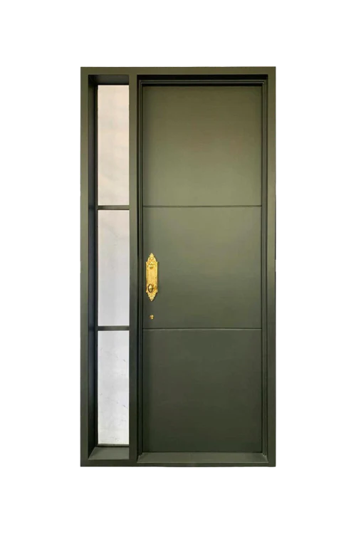 Olive Slate Single Door - Omega Custom Fabrication LLC
