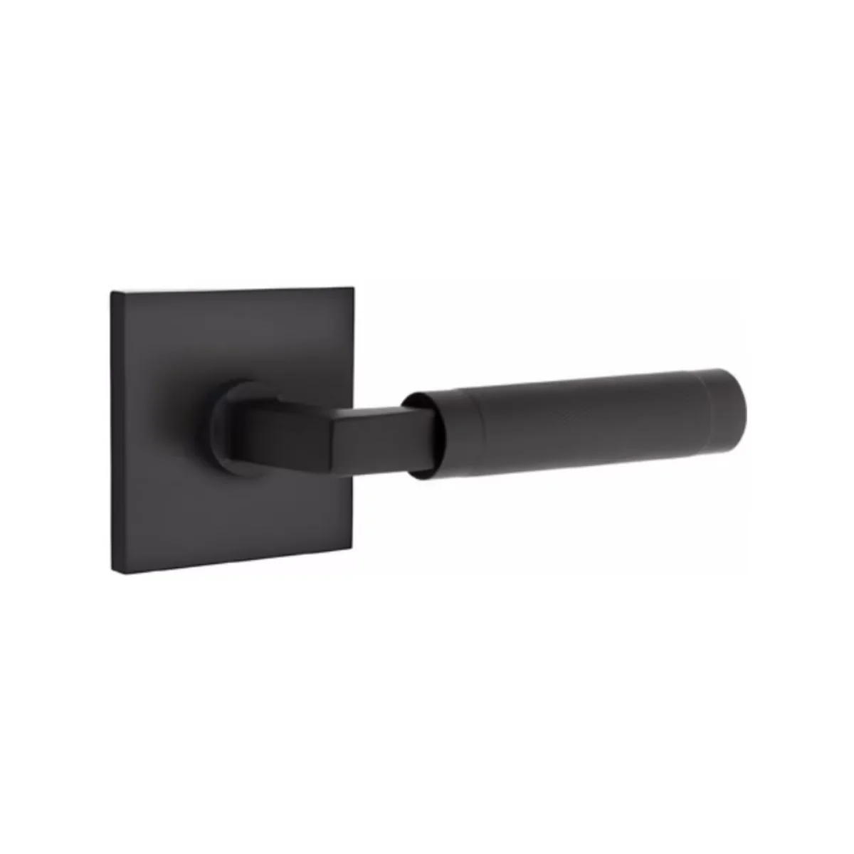 L-SQUARE KNURLED (LS.KN)) DUMMY (PAIR) LEVER - Omega Custom Fabrication LLC