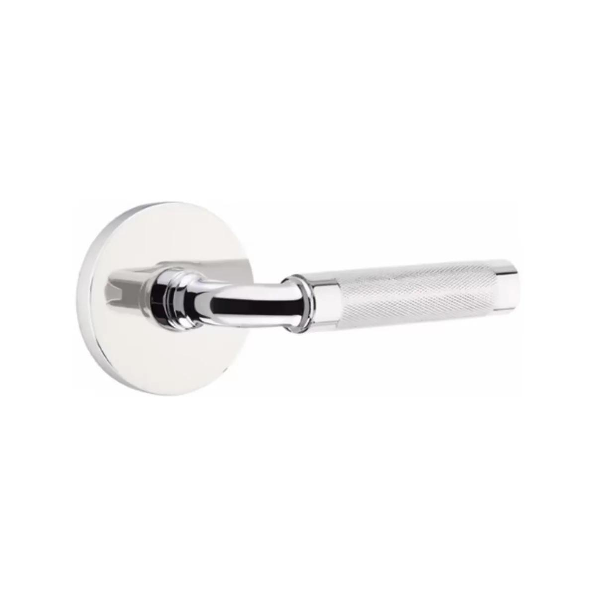 R-BAR KNURLED (RA.KN) PASSAGE (HALL/CLOSET) LEVER WITH 2-3/8