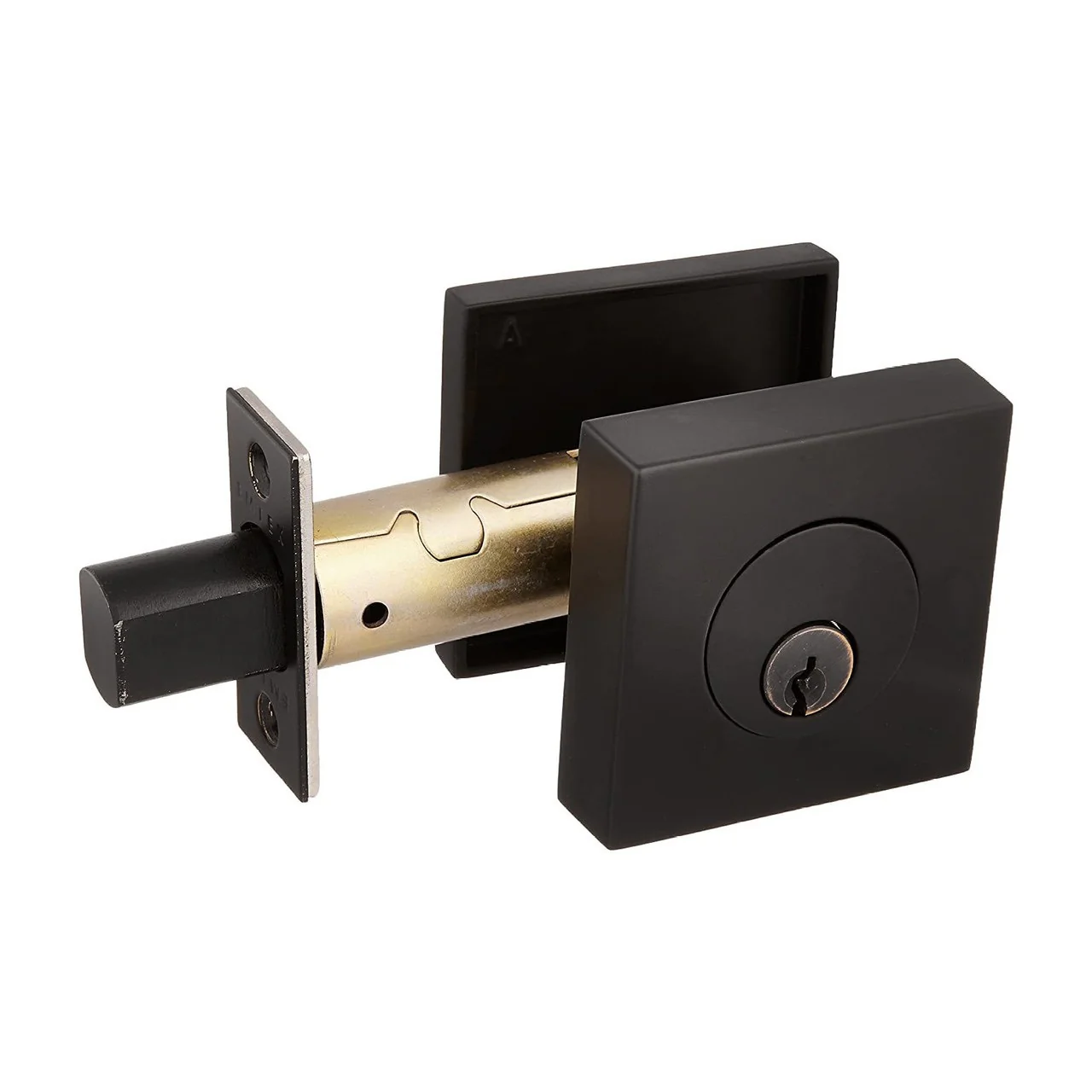 SQUARE DEADBOLT WITH 2-3/8