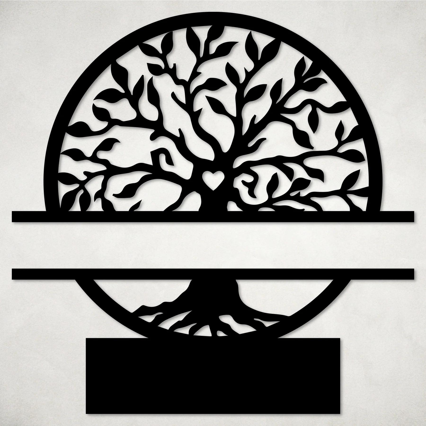 Custom Tree Of Life Address Sign - Omega Custom Fabrication LLC