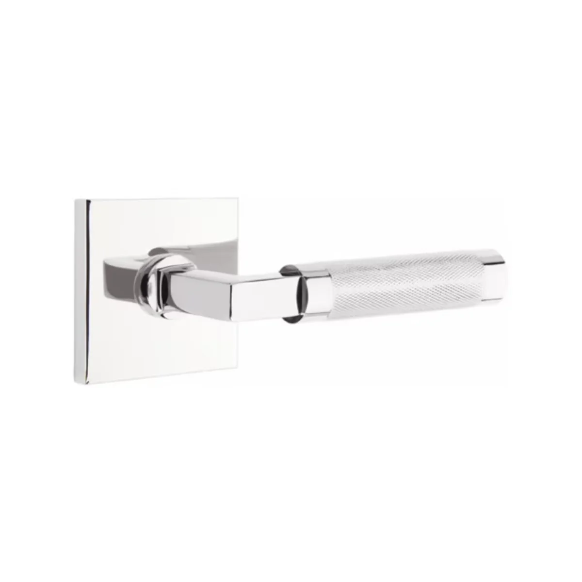 L-SQUARE KNURLED (LS.KN)) DUMMY (PAIR) LEVER - Omega Custom Fabrication LLC