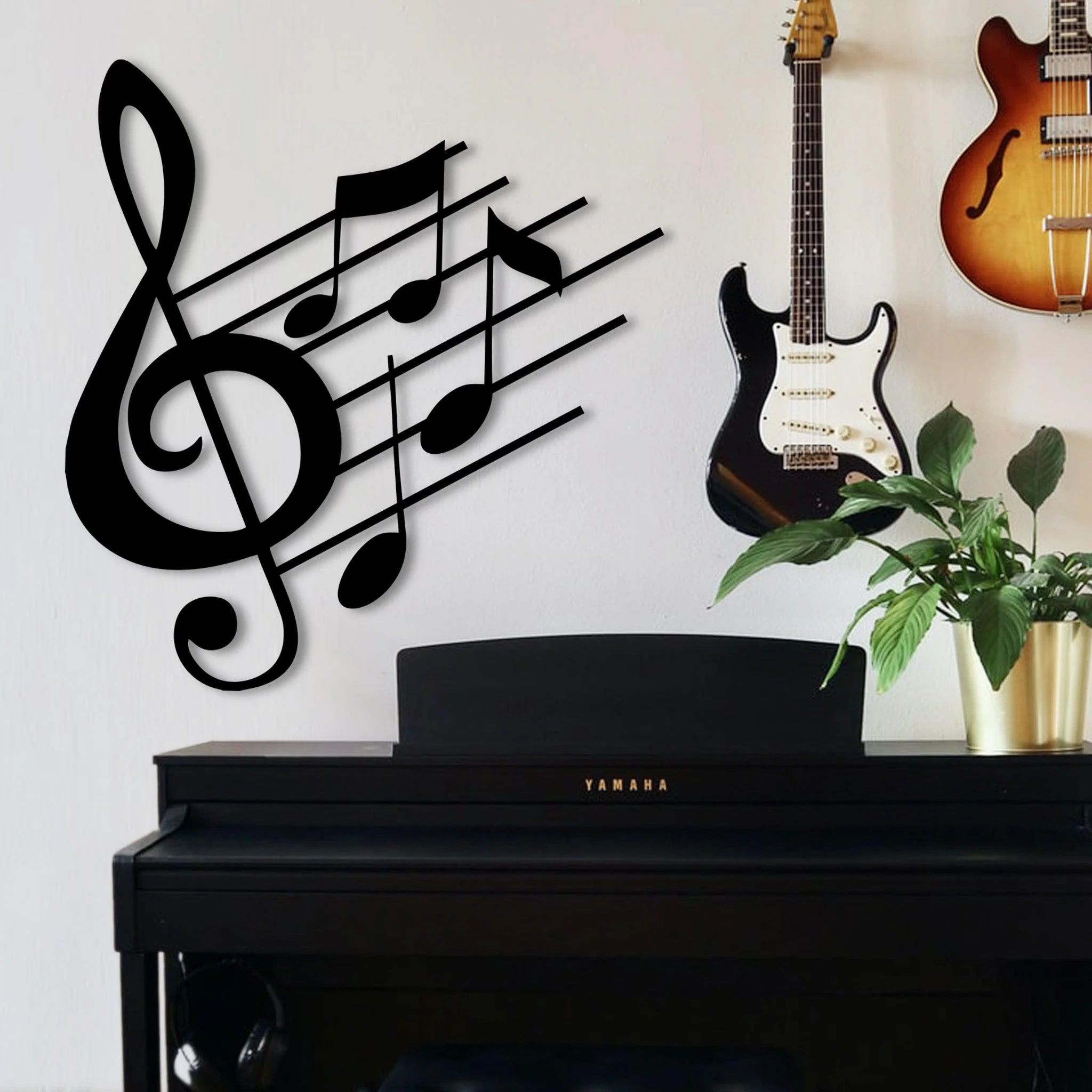 Music Notes Wall Decor - Omega Custom Fabrication LLC