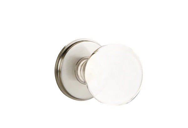 BRISTOL GLASS (BL) PRIVACY (BED/ BATH) KNOB WITH 2-3/8