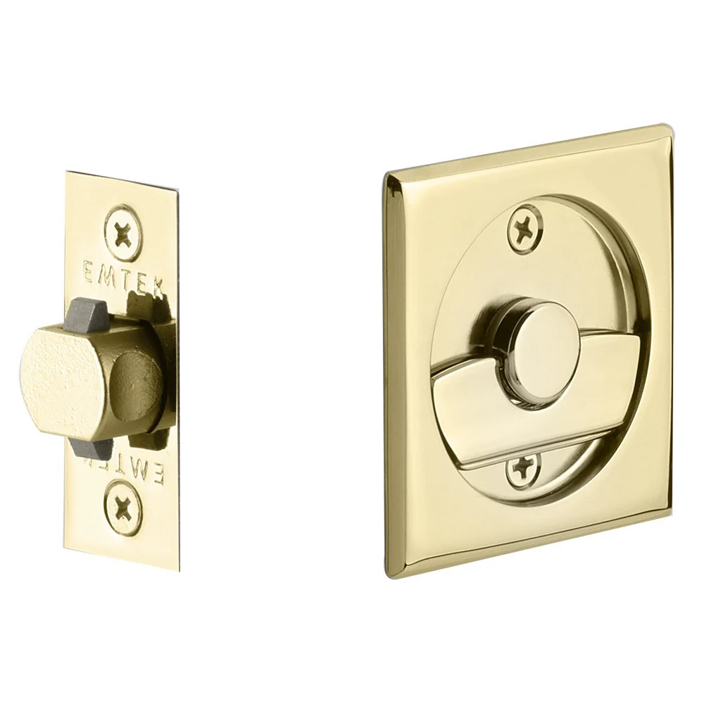 SQUARE PRIVACY (2135) POCKET DOOR TUBULAR LOCKS WITH 2-3/8