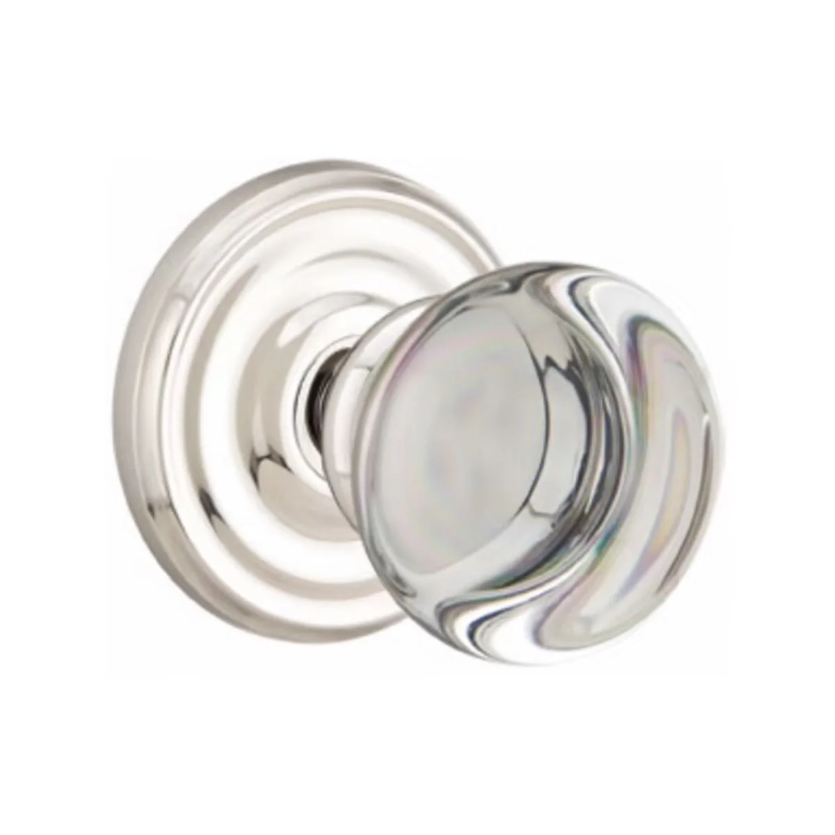 PROVIDENCE GLASS (PC) PRIVACY (BED/BATH) KNOB WITH 2-3/8