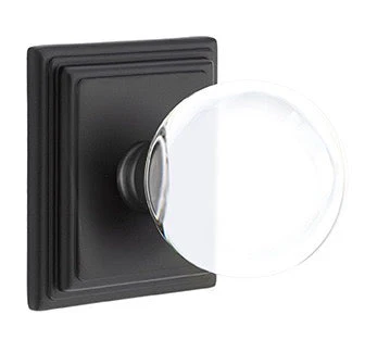 BRISTOL GLASS (BL) PRIVACY (BED/ BATH) KNOB WITH 2-3/8