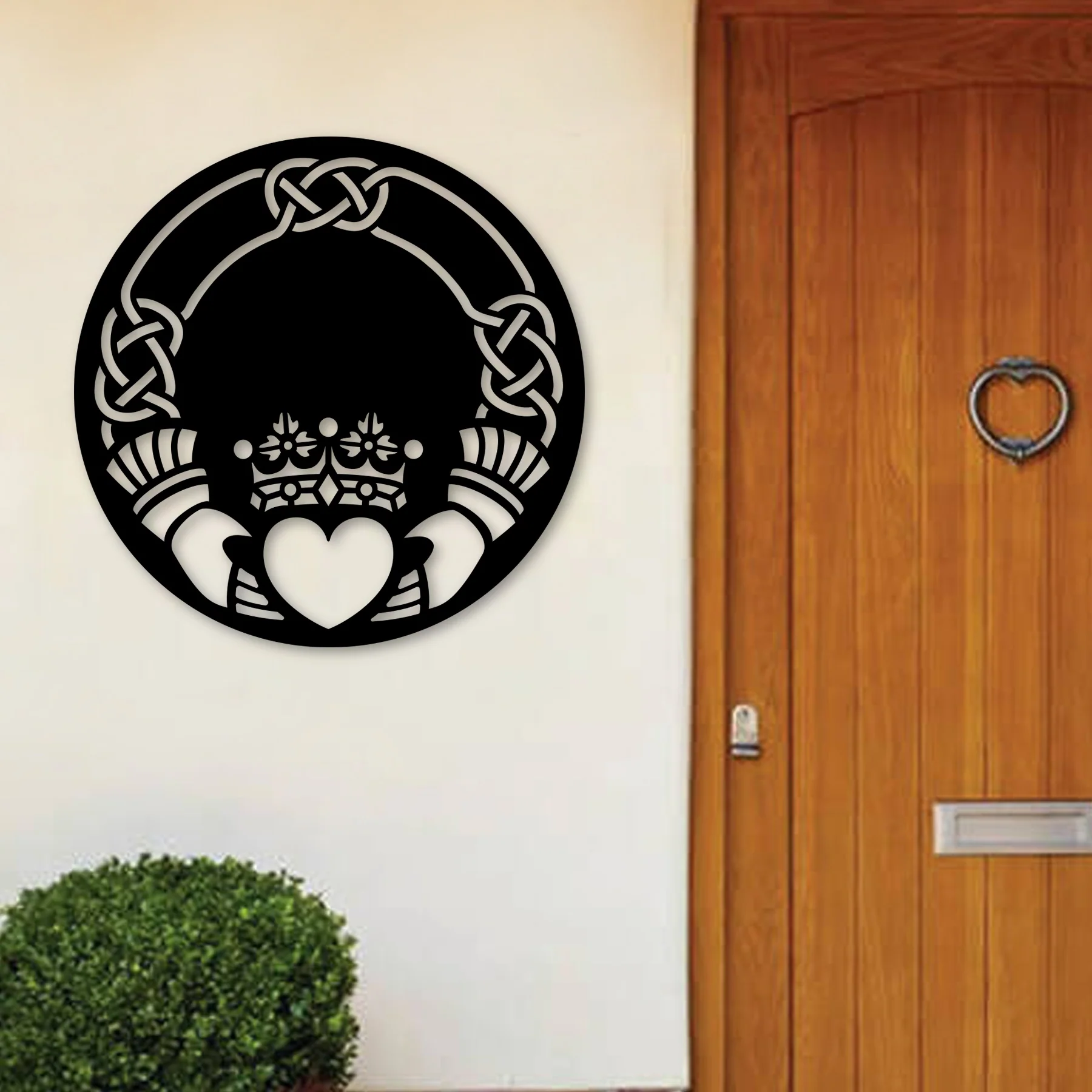 Claddagh Metal Wall Art - Omega Custom Fabrication LLC