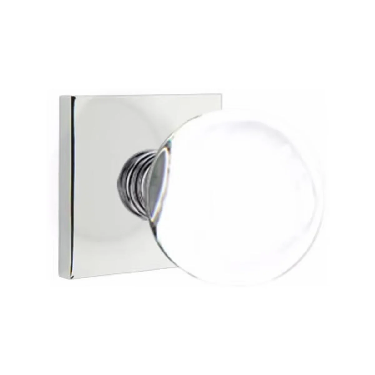 BRISTOL GLASS (BL) PRIVACY (BED/BATH) KNOB WITH 2-3/8