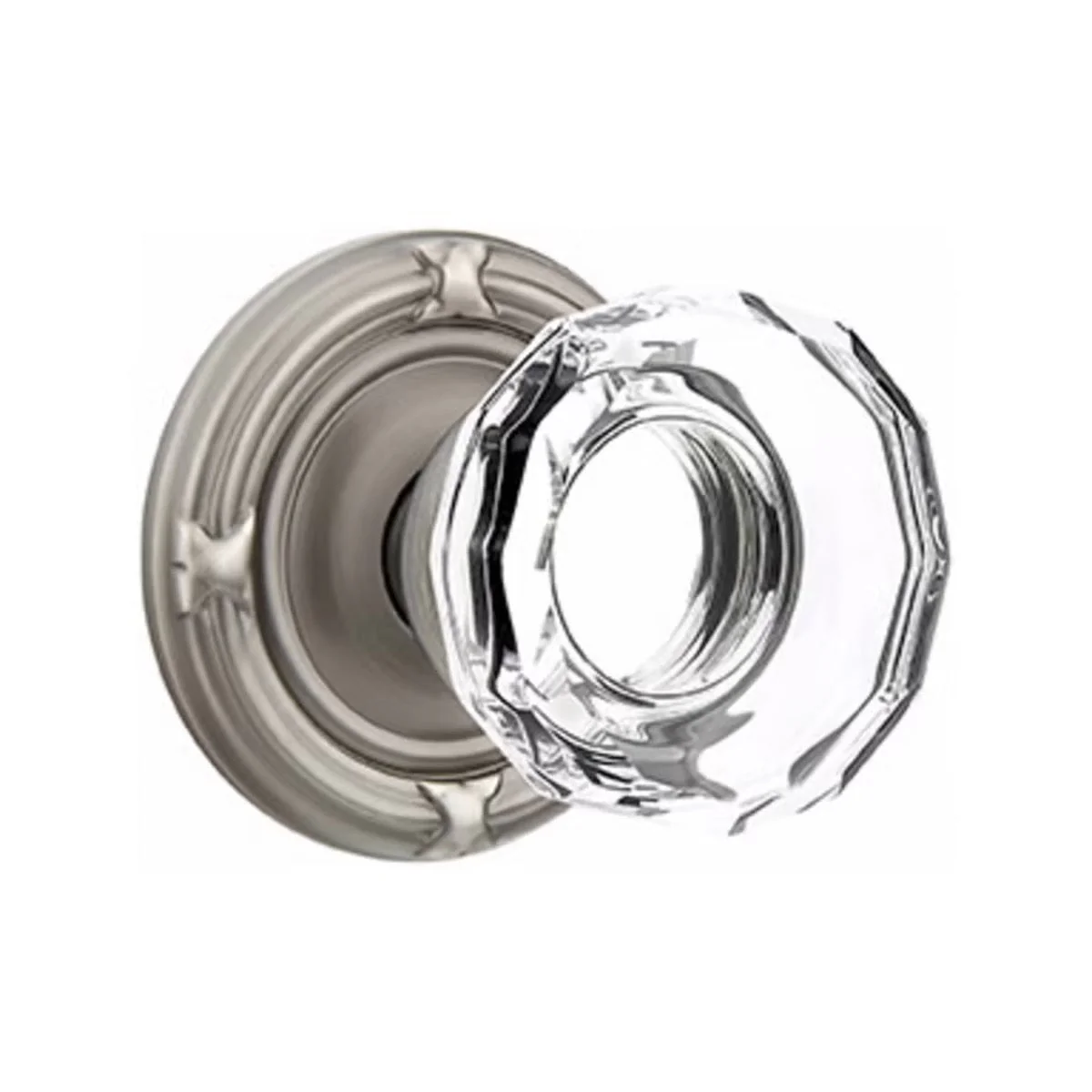 LOWELL GLASS (LW) PRIVACY (BED/BATH) KNOB WITH 2-3/8