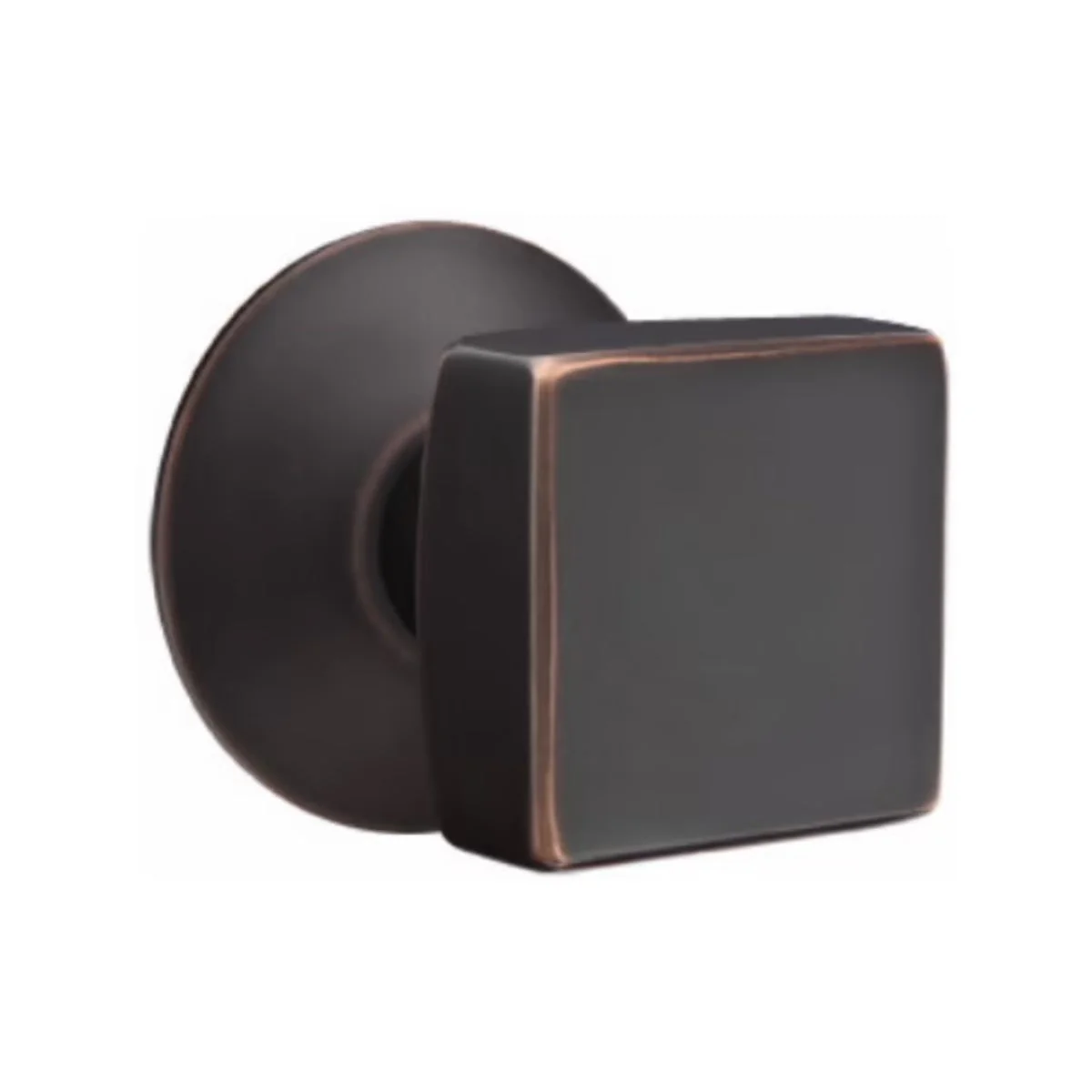 SQUARE (SQU) PRIVACY (BED/BATH) KNOB WITH 2-3/8
