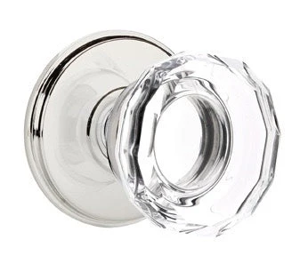 LOWELL GLASS (LW) PRIVACY (BED/BATH) KNOB WITH 2-3/8