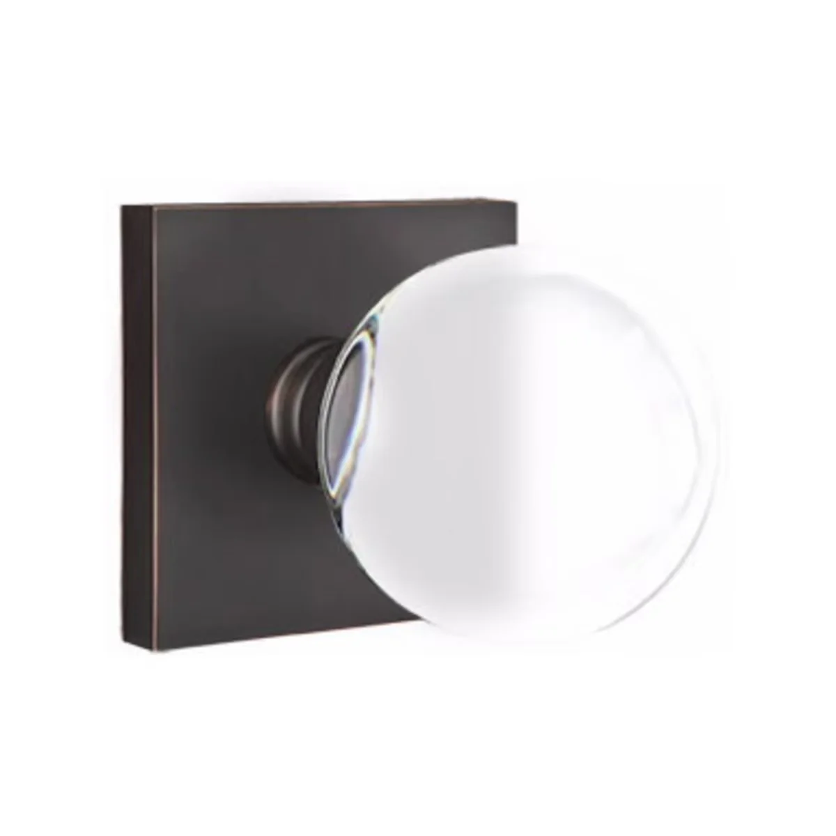 BRISTOL GLASS (BL) PASSAGE (HALL/CLOSET) KNOB WITH 2-3/8