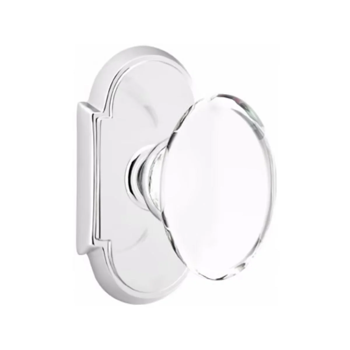 HAMPTON GLASS (HT) PASSAGE (HALL/CLOSET) KNOB WITH 2-3/8